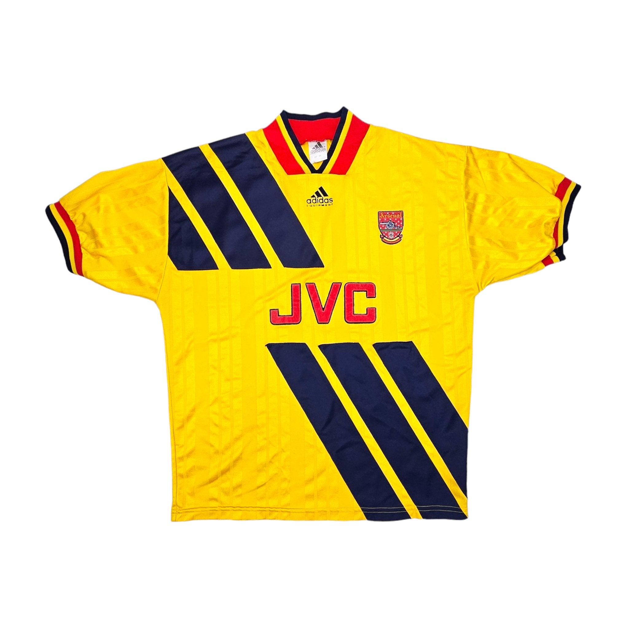 1993/94 Arsenal Away Football Shirt (M) Adidas