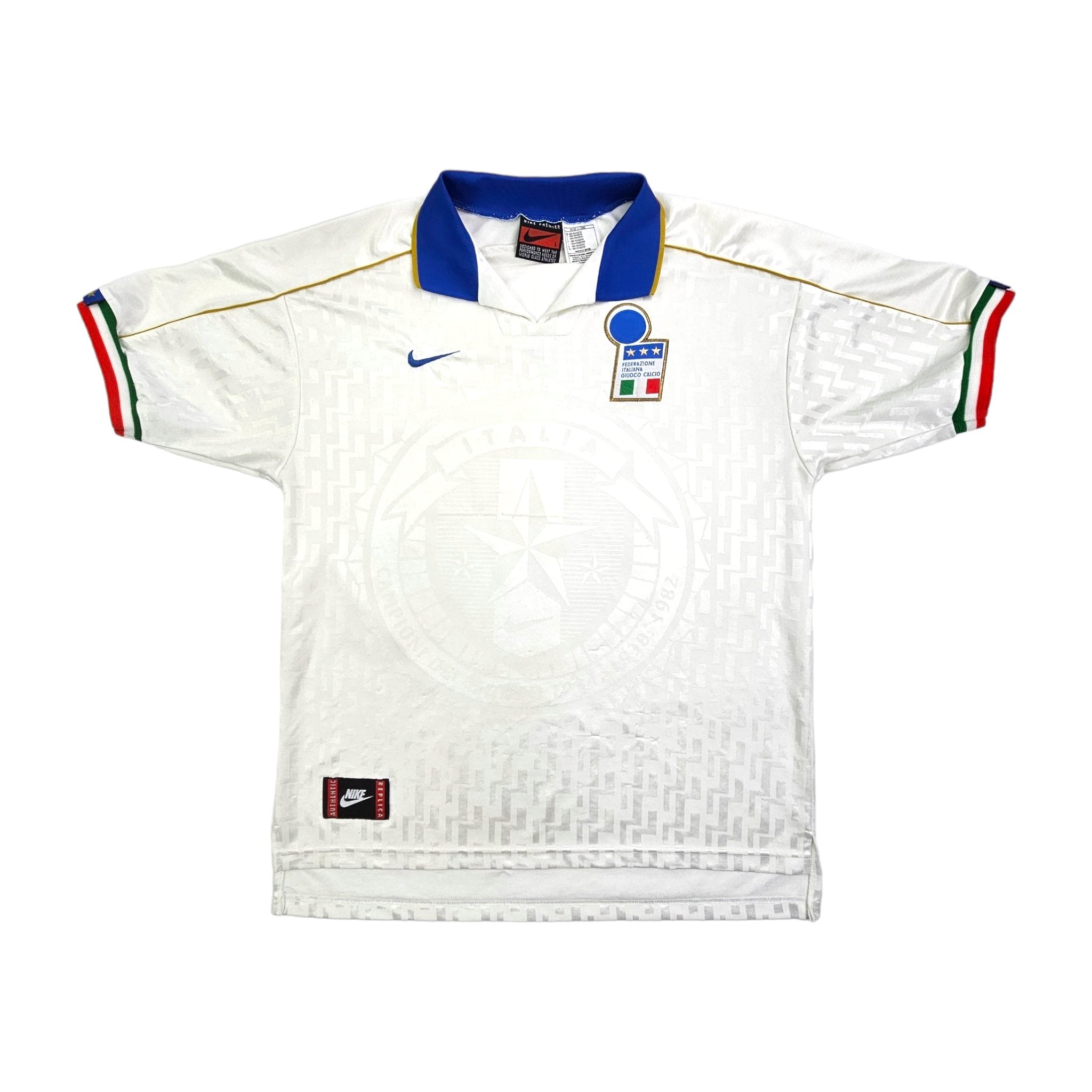 1994 96 Italy Away Football Shirt L Nike Football Finery