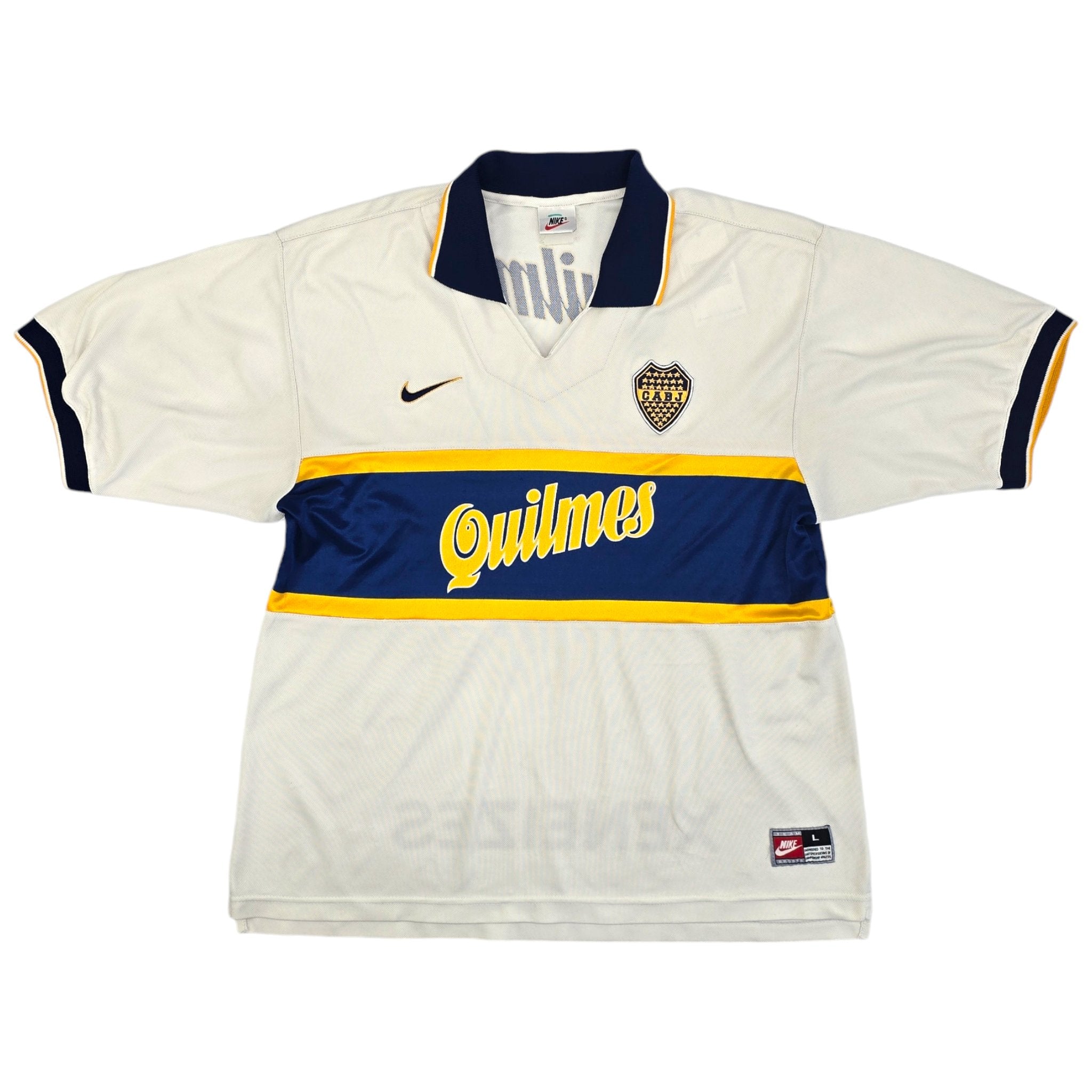 1997 98 Boca Juniors Away Football Shirt L Nike Football Finery