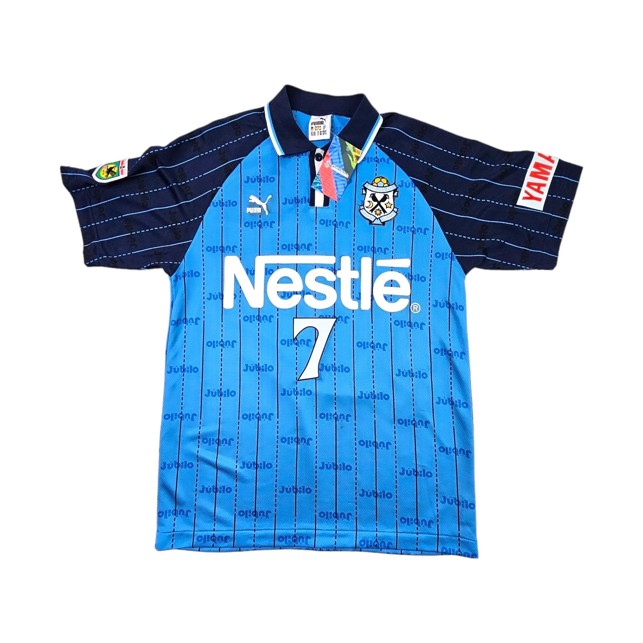 1998/99 Jubilo Iwata Home Football Shirt (M) Puma #7 Nanami ...