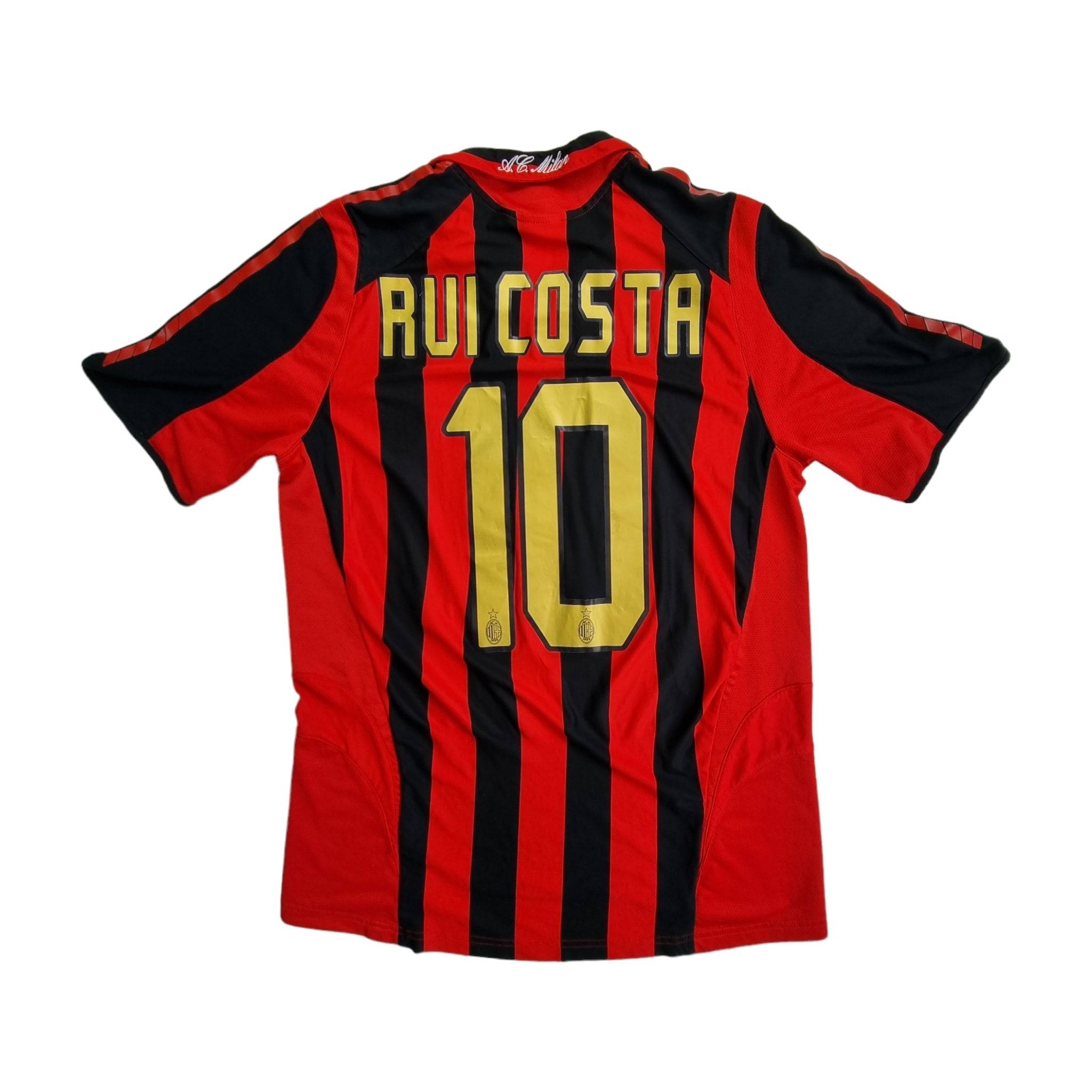 2005 06 AC Milan Home Football Shirt M Adidas 10 Rui Costa Football Finery