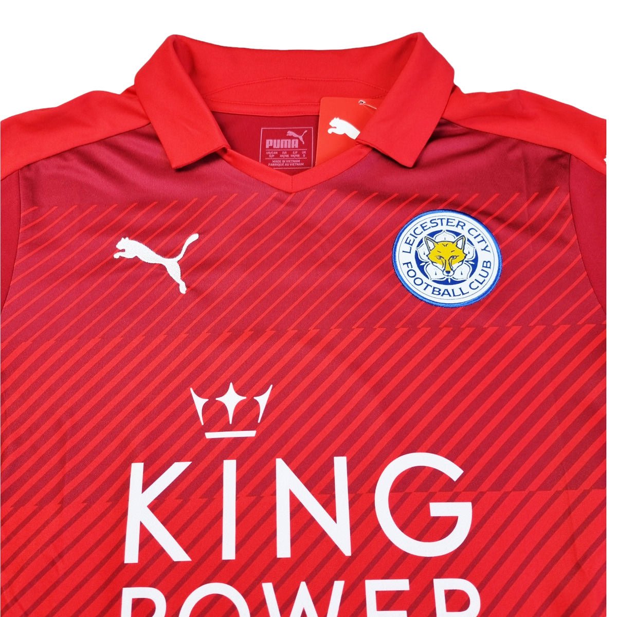 Puma Leicester City #9 Vardy 2016/17 Home Soccer Premier League Jersey Size L good