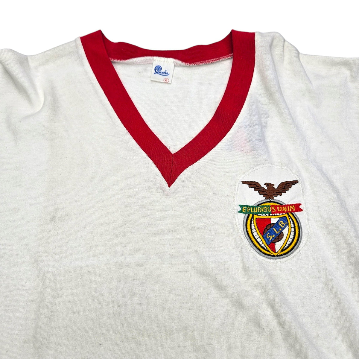 1966 Benfica Away Football Shirt (M) Seuzela # 4 (Re-Issue) - Football Finery - FF202658