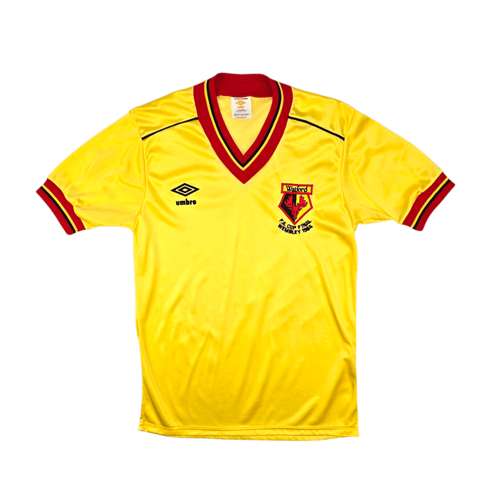 1982/85 Watford Home Football Shirt (S) Umbro - Football Finery - FF300360