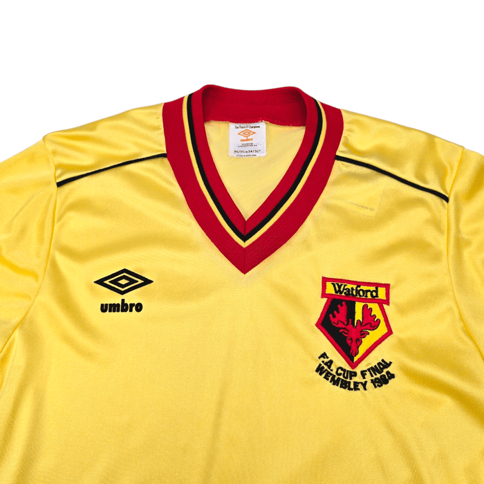 1982/85 Watford Home Football Shirt (S) Umbro - Football Finery - FF300360