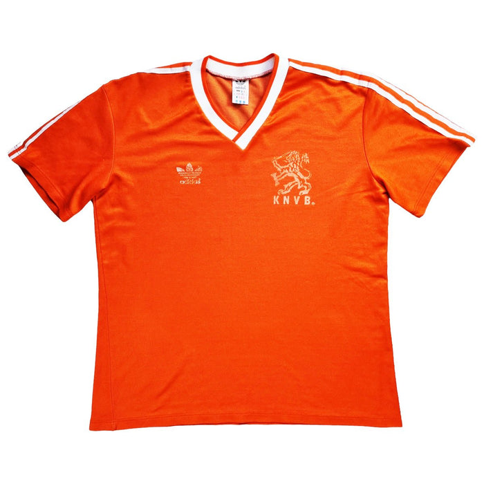 1985/88 Holland Home Football Shirt (L) Adidas - Football Finery - FF202708