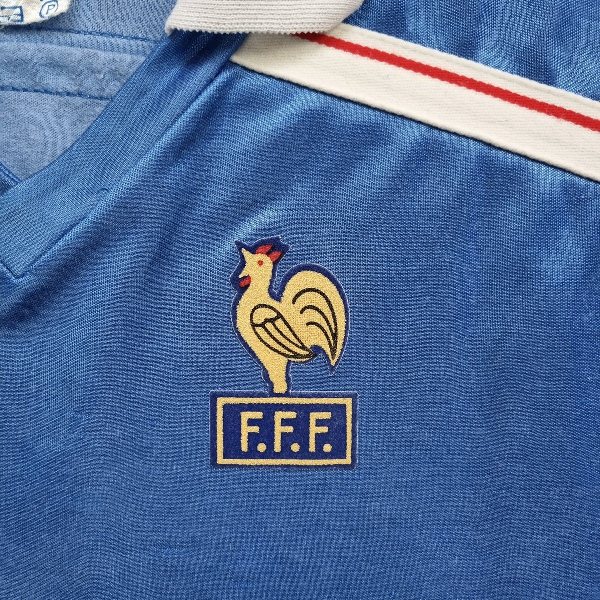 1985/90 France Home Football Shirt (S) Adidas - Football Finery - FF202703