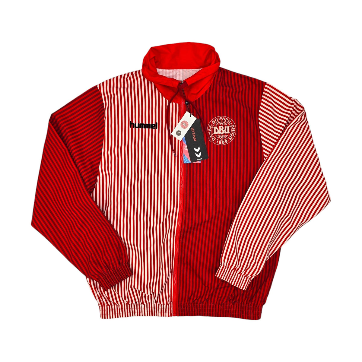 1986/87 Denmark Jacket (L) Hummel (Official Re - Issue) - Football Finery - FF204366