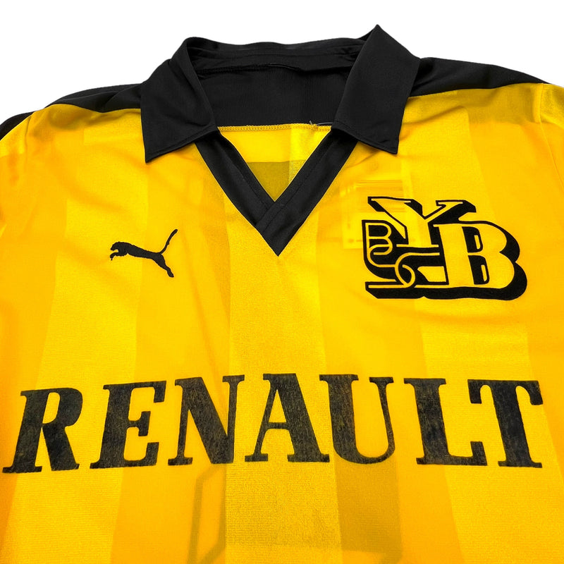 1986/88 Young Boys Home Football Shirt (M) Puma # 7 - Football Finery - FF202689