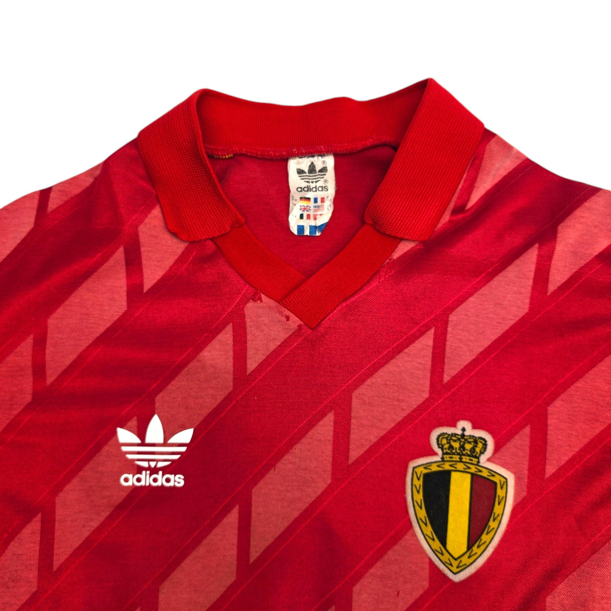 1986/90 Belgium Home Football Shirt (S) Adidas - Football Finery - FF204394