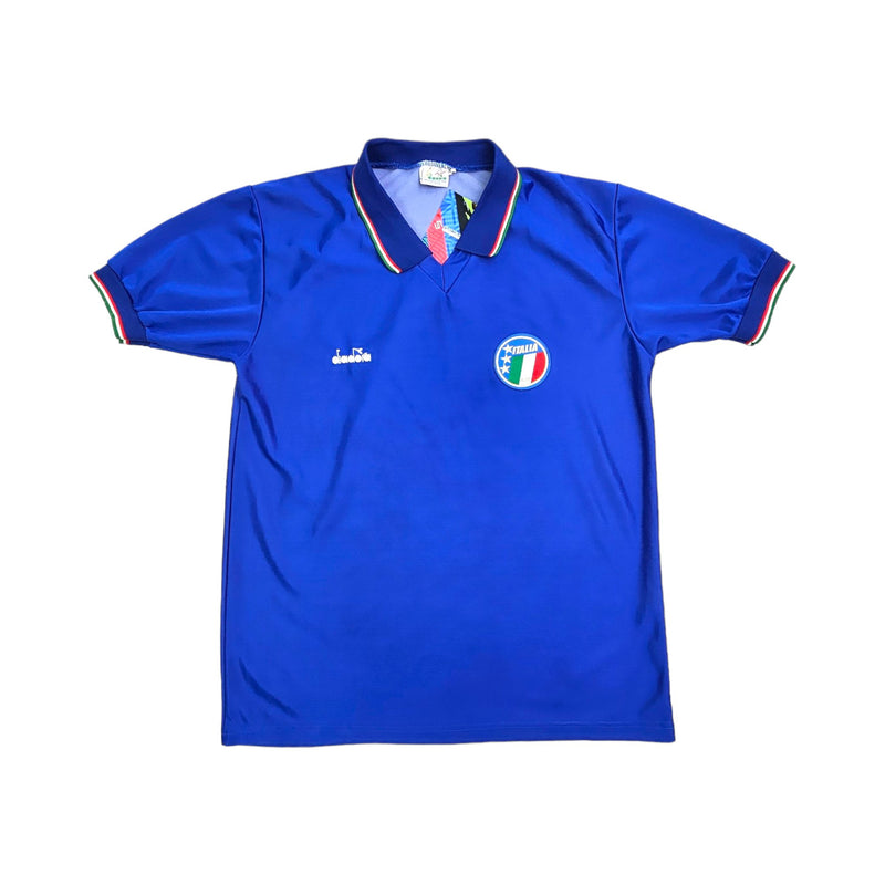 1986/90 Italy Home Football Shirt (L) Diadora - Football Finery - FF202711