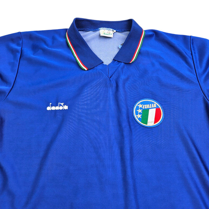 1986/90 Italy Home Football Shirt (L) Diadora - Football Finery - FF202711