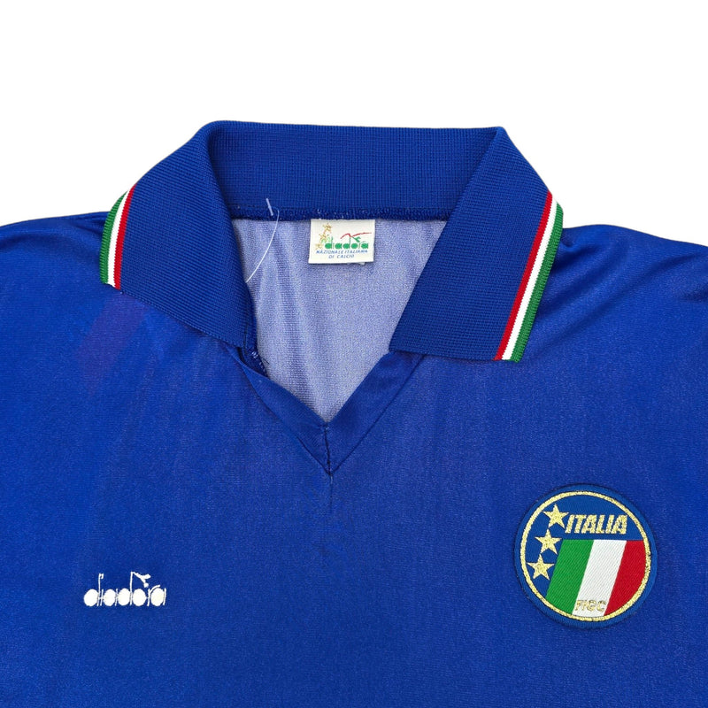 1986/90 Italy Home Football Shirt (L) Diadora - Football Finery - FF203956