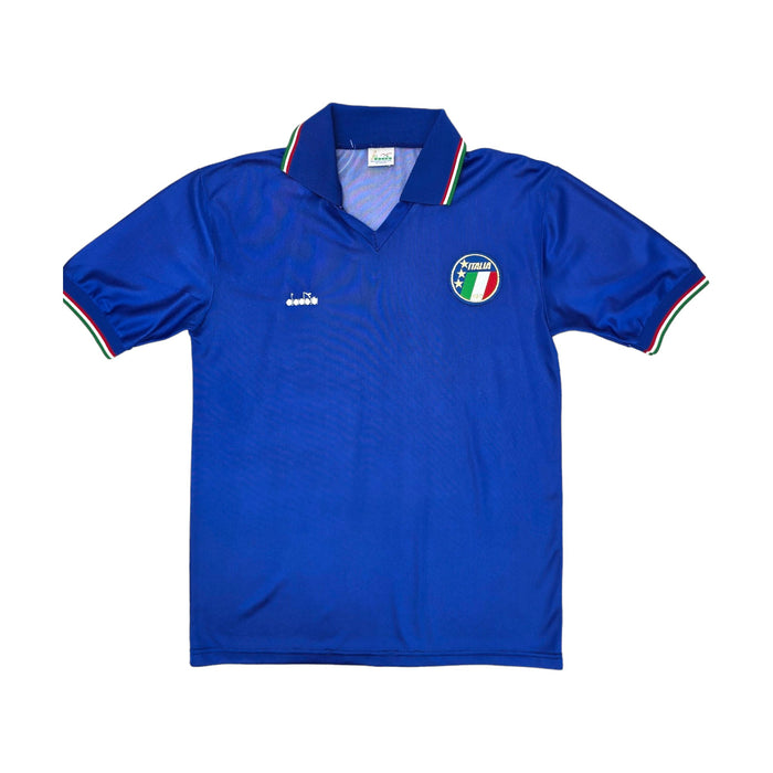 1986/90 Italy Home Football Shirt (L) Diadora - Football Finery - FF203956