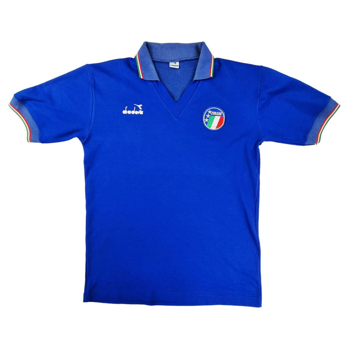 1986/90 Italy Home Football Shirt (M) Diadora - Football Finery - FF202512