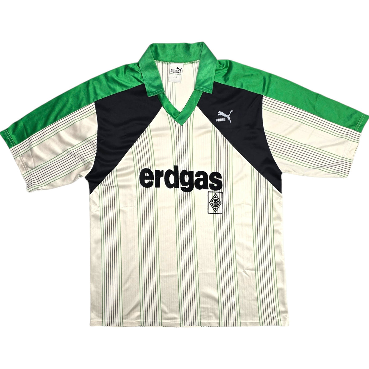 1987/89 Borussia Mönchengladbach Home Football Shirt (M) Puma - Football Finery - FF204384