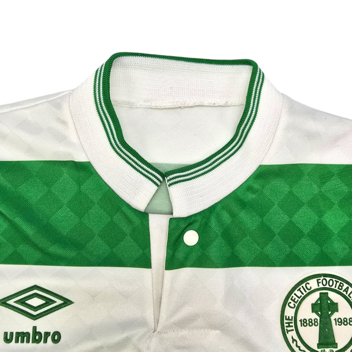 1987/89 Celtic Home Football Shirt (M) Umbro (Centenary) - Football Finery - FF204378