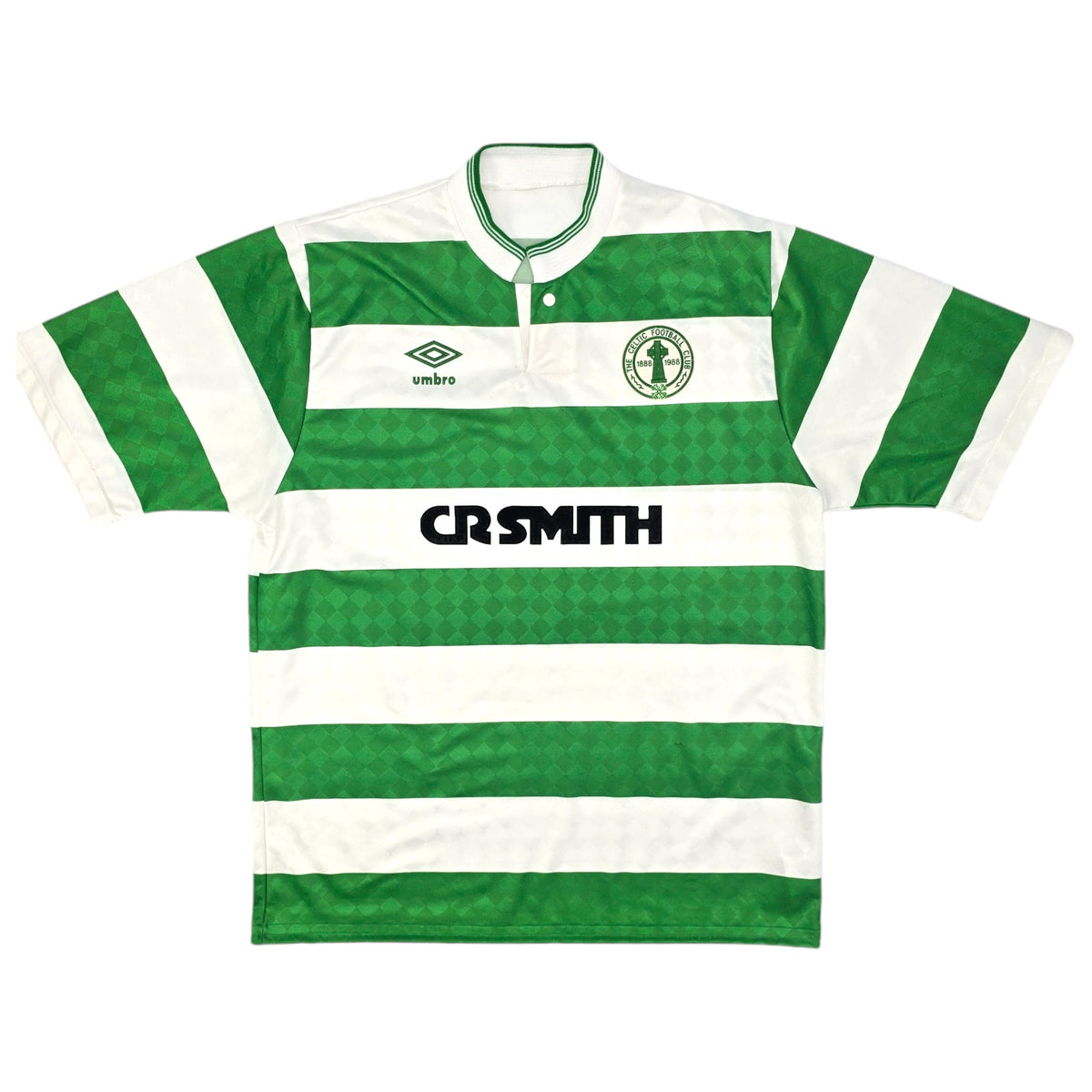 1987/89 Celtic Home Football Shirt (M) Umbro (Centenary) - Football Finery - FF204378