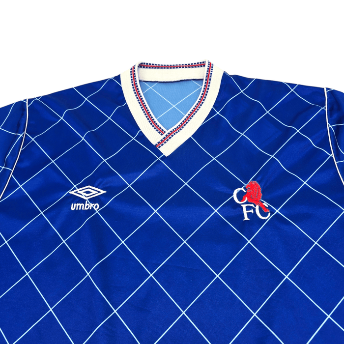 1987/89 Chelsea Home Football Shirt (L) Umbro - Football Finery - FF300118