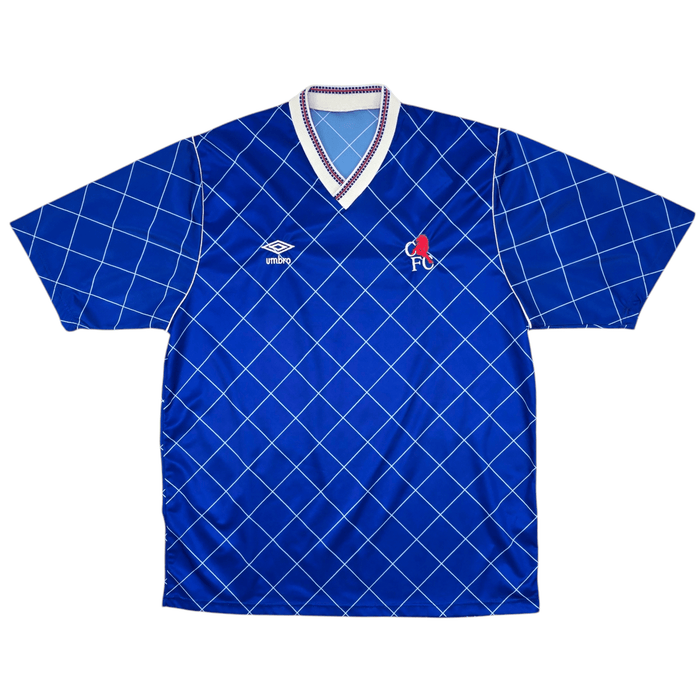 1987/89 Chelsea Home Football Shirt (L) Umbro - Football Finery - FF300118