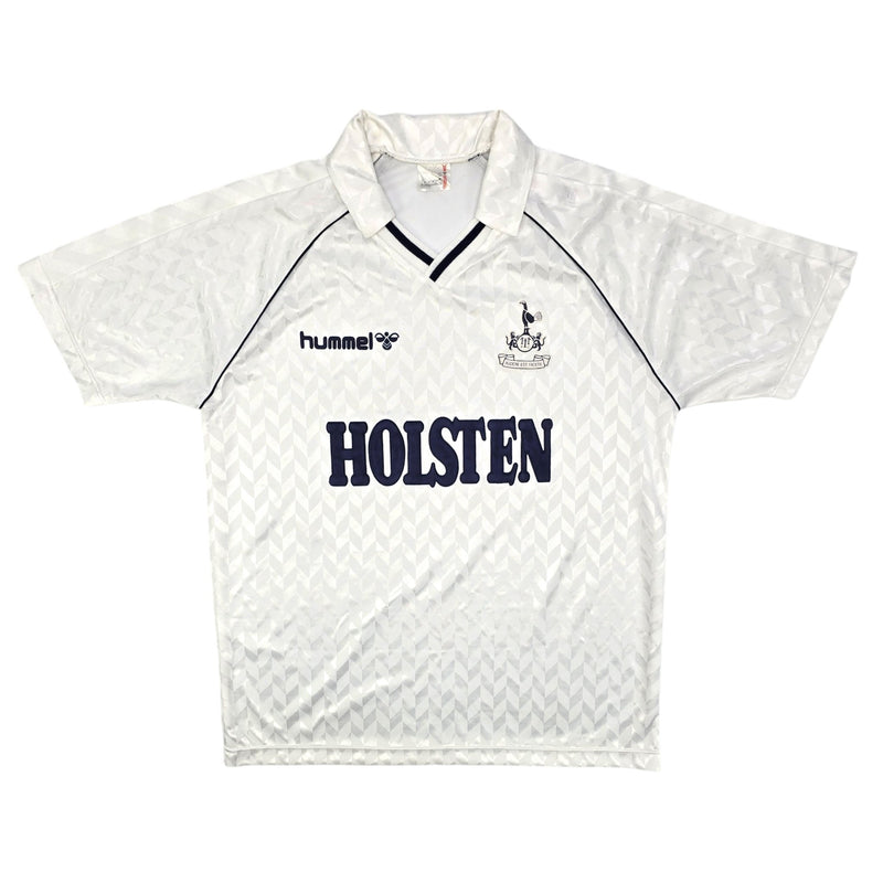 1987/89 Tottenham Hotspur Home Football Shirt (L) Hummel - Football Finery - FF204377