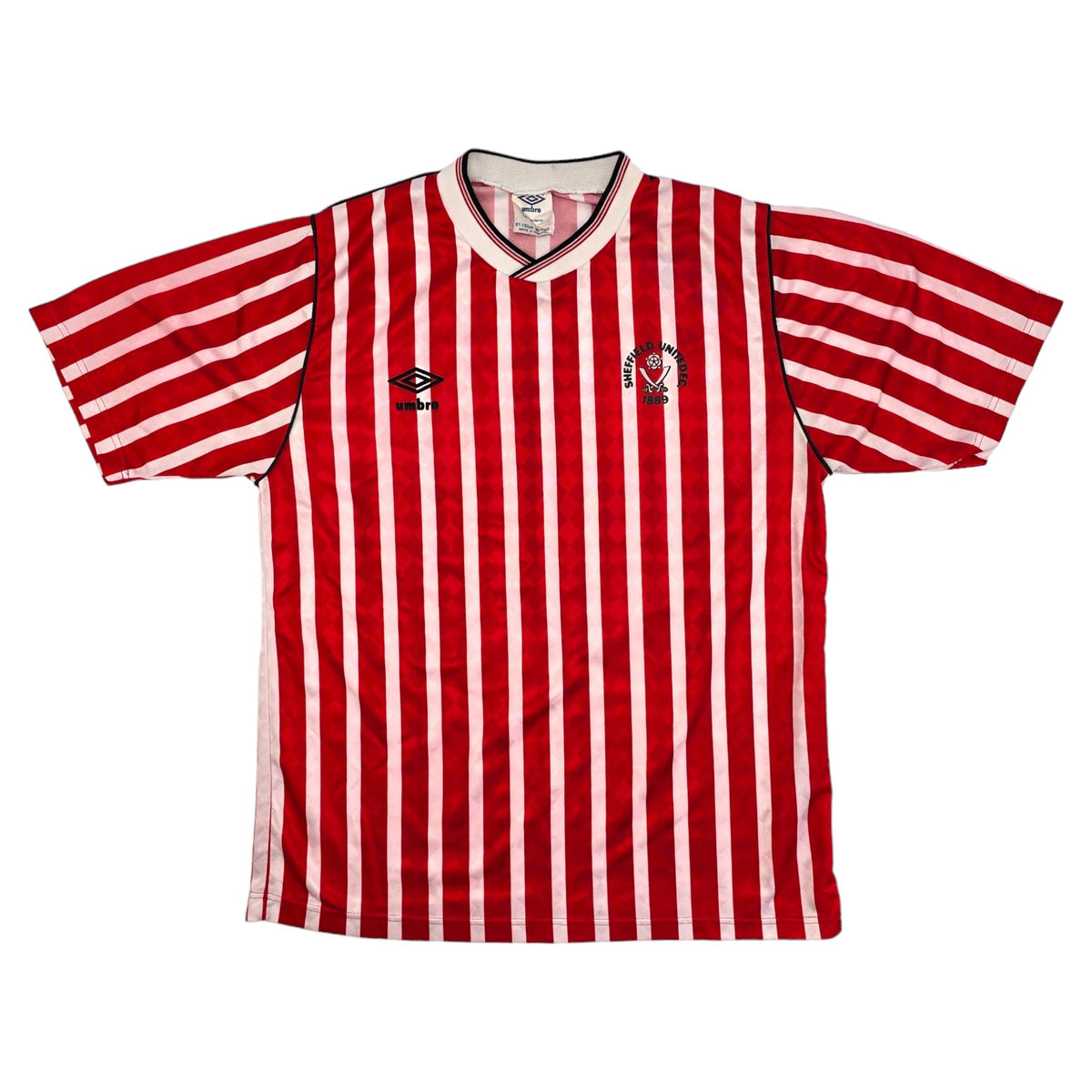 1987/90 Sheffield United Home Football Shirt (M) Umbro - Football Finery - FF204071