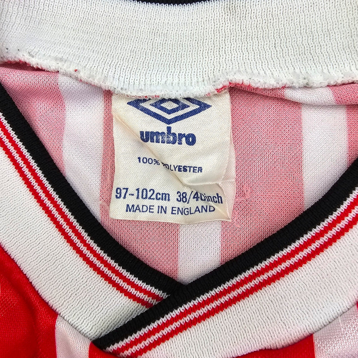 1987/90 Sheffield United Home Football Shirt (M) Umbro - Football Finery - FF204071