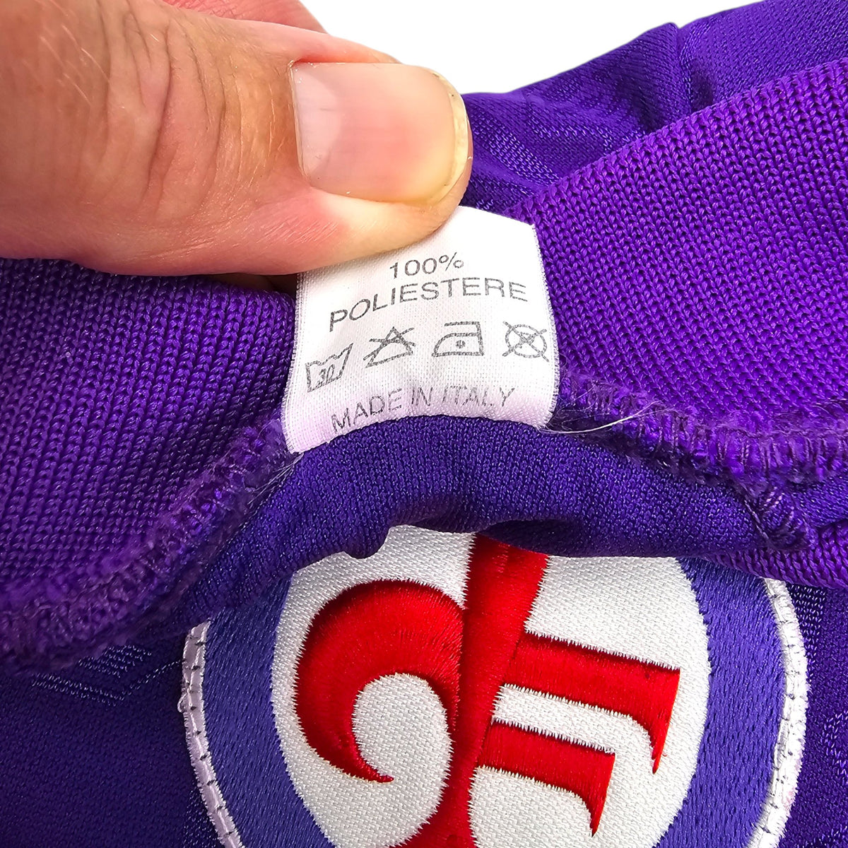 1988/89 Fiorentina Home Football Shirt (M) ABM #10 (Baggio) Official Re - Issue - Football Finery - FF204363