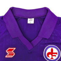 1988/89 Fiorentina Home Football Shirt (M) ABM #10 (Baggio) Official Re - Issue - Football Finery - FF204363