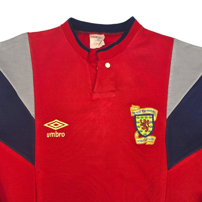 1988/89 Scotland Goal Keeper Football Shirt (M) Umbro #1 (U16 Match Prepared) - Football Finery - FF204190