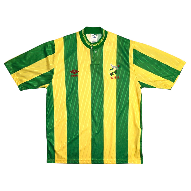 1988/89 West Bromwich Albion Away Football Shirt (L) Umbro - Football Finery - FF204372