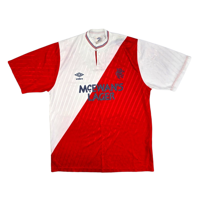 1988/90 Glasgow Rangers Away Football Shirt (XL) Umbro - Football Finery - FF204074