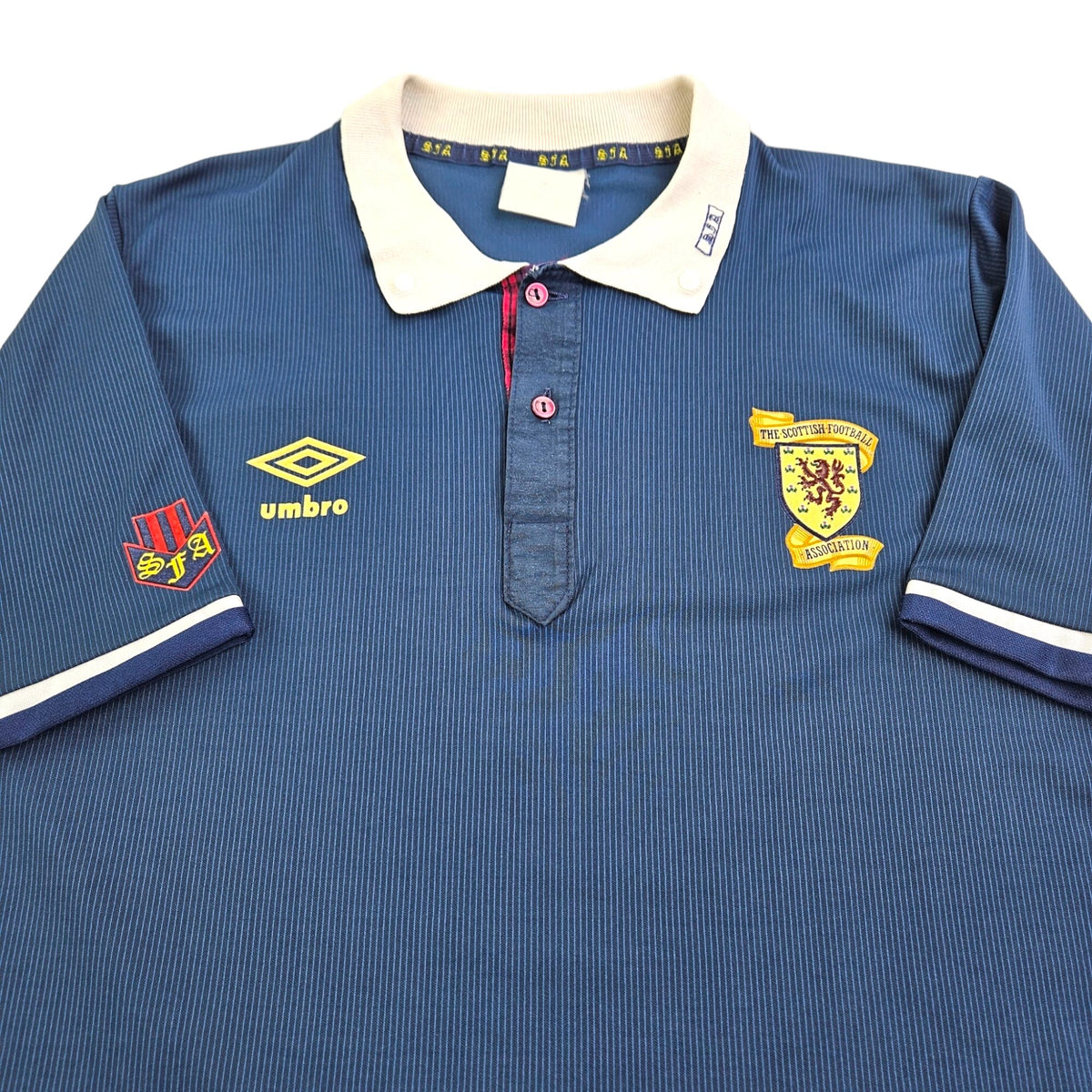 1988/91 Scotland Home Football Shirt (M) Umbro #5 (McStay) - Football Finery - FF203414