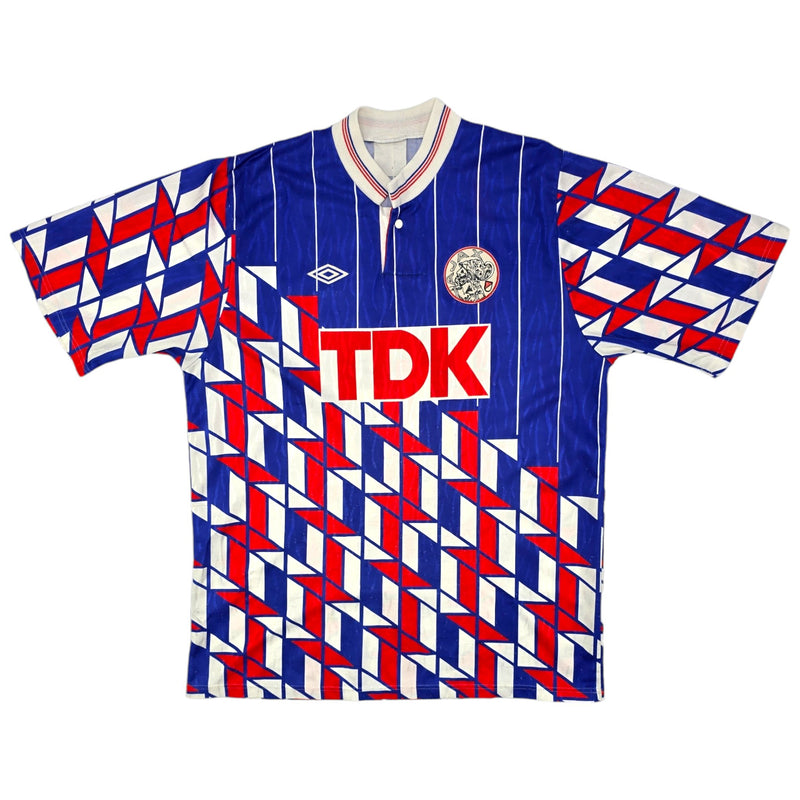 1989/90 Ajax Away Football Shirt (M) Umbro - Football Finery - FF204370