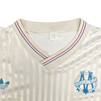 1989/90 Olympique Marseille Home Football Shirt (L) Adidas - Football Finery - FF204369