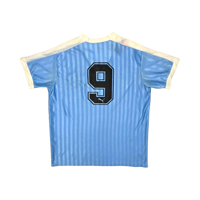 1989/90 Uruguay Home Football Shirt (XL) Puma #9 (Francescoli) - Football Finery - FF203975