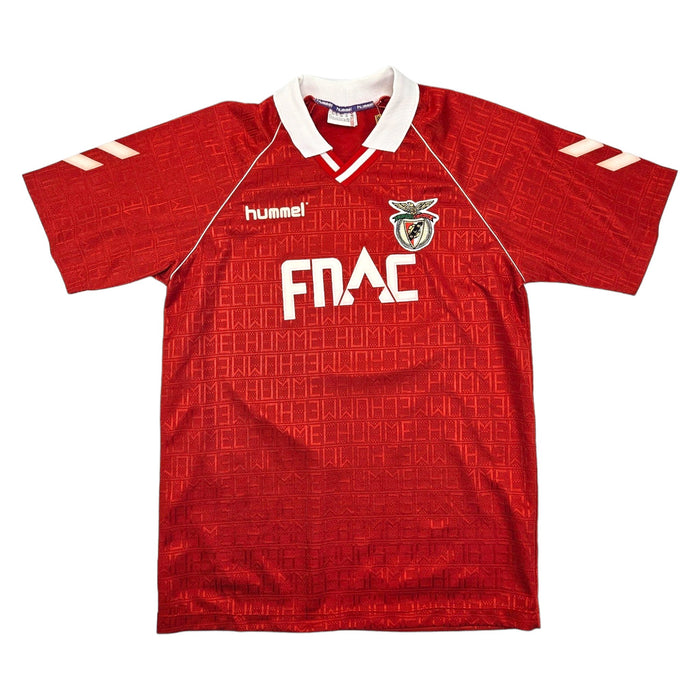 1989/91 Benfica Home Football Shirt (XL) Hummel - Football Finery - FF202851