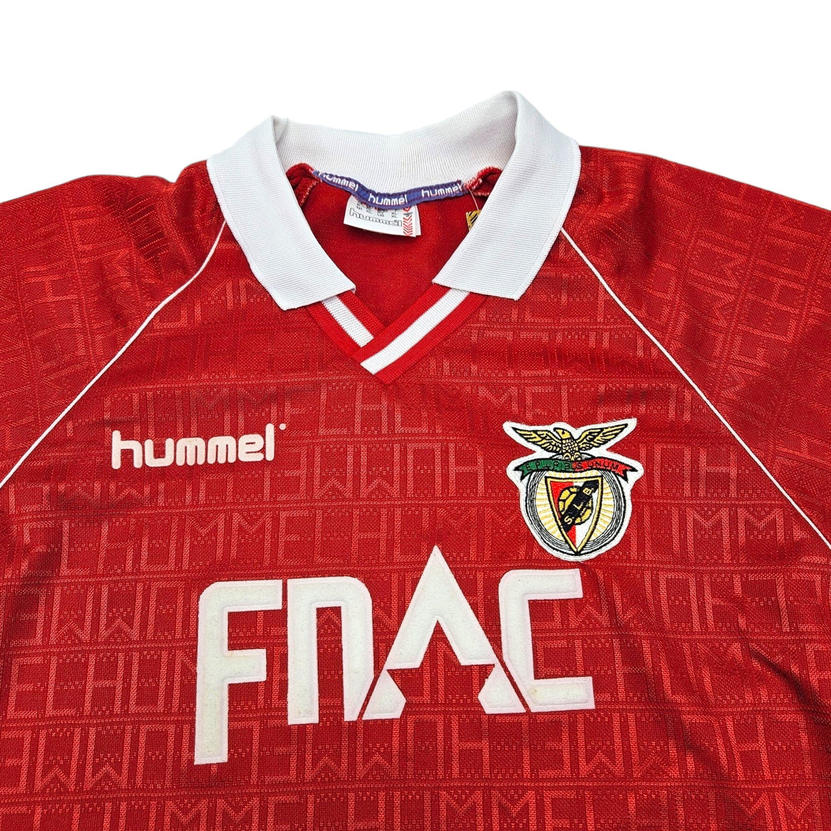 1989/91 Benfica Home Football Shirt (XL) Hummel - Football Finery - FF202851