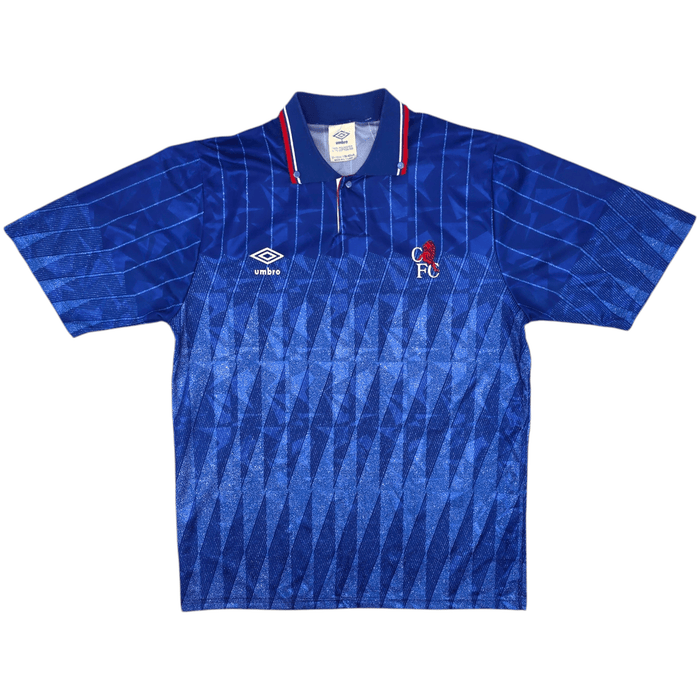 1989/91 Chelsea Home Football Shirt (M) Umbro - Football Finery - FF300339