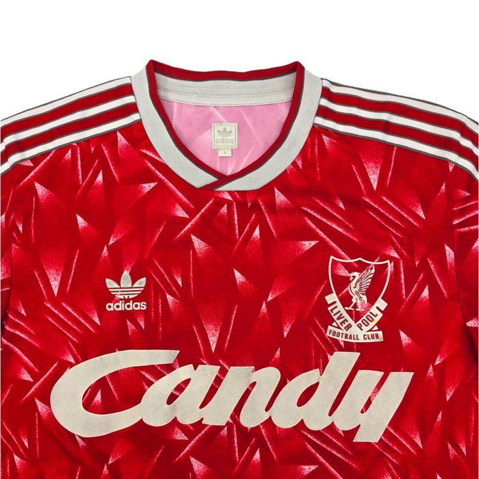 1989/91 Liverpool Home Football Shirt (L) Adidas Originals (2007 Re-Issue) - Football Finery - FF203972