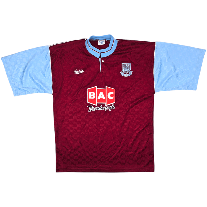 1989/91 West Ham United Home Football Shirt (M) Bukta - Football Finery - FF300588