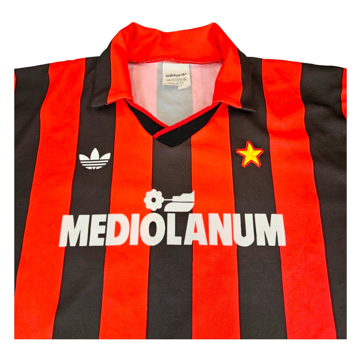 1990/91 AC Milan Home Football Shirt (XL) Adidas #10 - Football Finery - FF203347