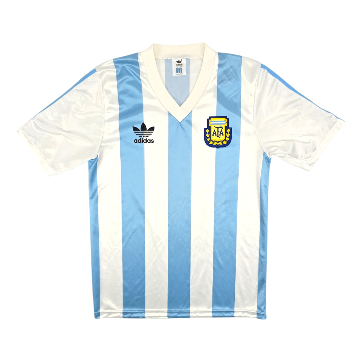 1990/91 Argentina Home Football Shirt (S) Adidas - Football Finery - FF300187