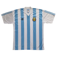 1990/91 Argentina Home Football Shirt (XL) Adidas - Football Finery - FF202831