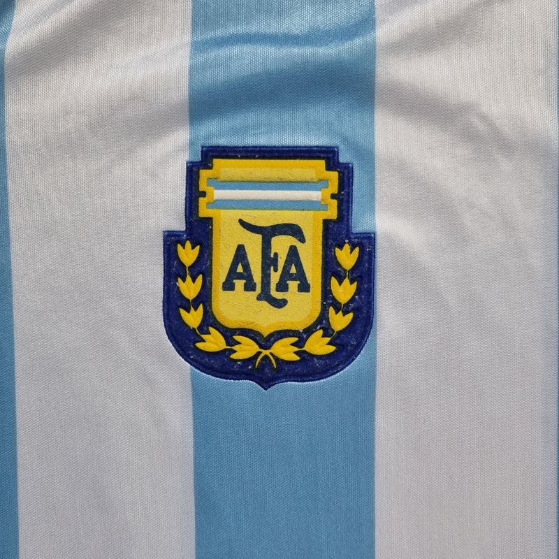 1990/91 Argentina Home Football Shirt (XL) Adidas - Football Finery - FF202831