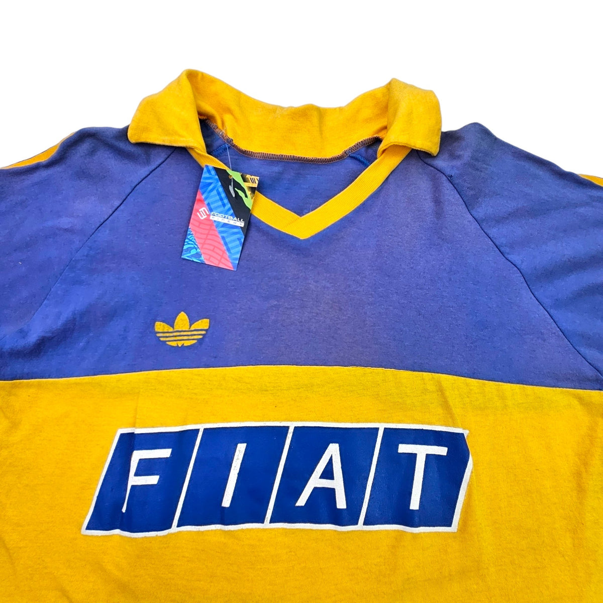 1990/91 Boca Juniors Home Football Shirt (M) Adidas #8 - Football Finery - FF203339