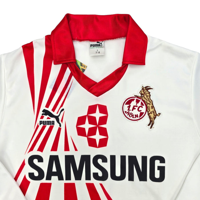 1990/91 FC Köln Home Football Shirt (L) Puma - Football Finery - FF203954