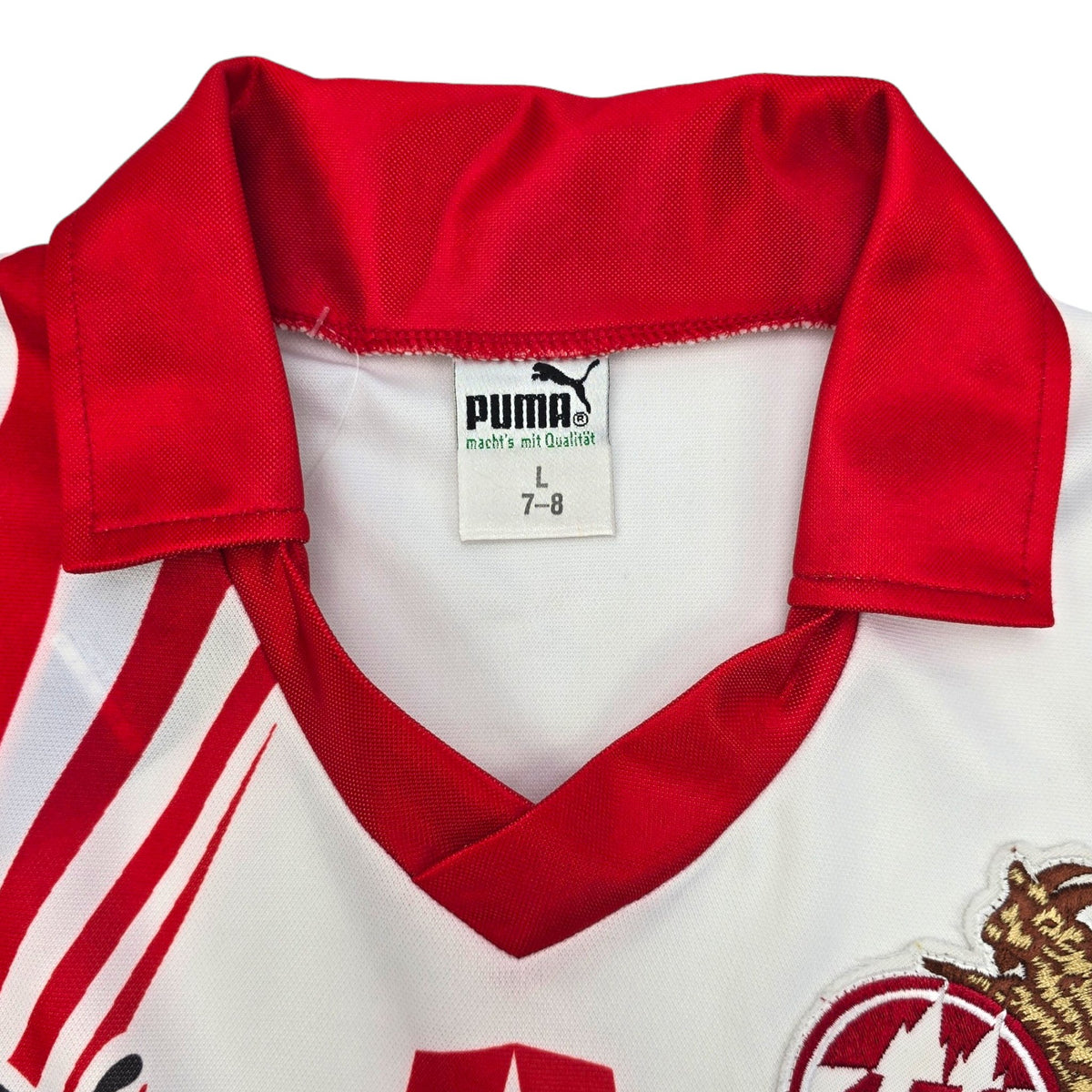 1990/91 FC Köln Home Football Shirt (L) Puma - Football Finery - FF203954