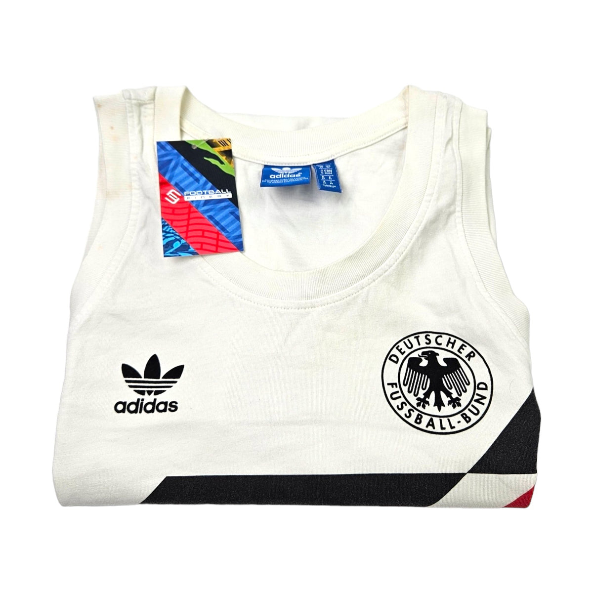 1990/91 Germany Training Vest (M) Adidas - Football Finery - FF203369