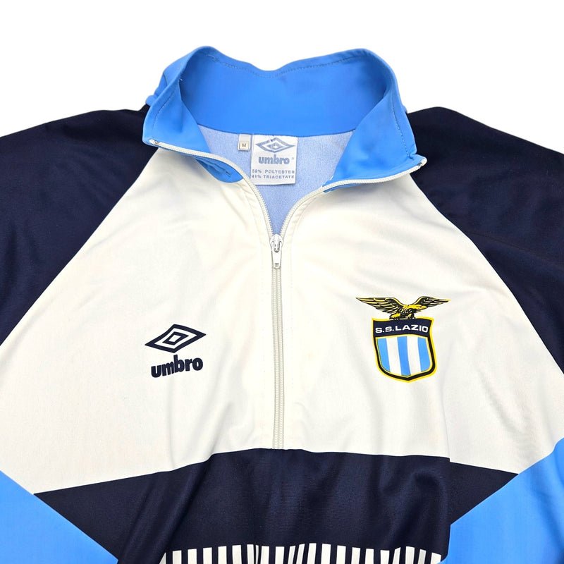 1990/91 Lazio Tracksuit Top (M) Umbro - Football Finery - FF204194